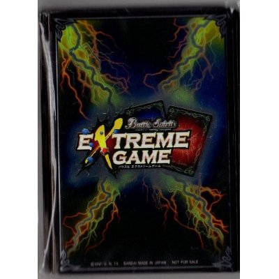 スリーブ『EXTREMEGAME(黒)』20枚 【-】{-}《サプライ》